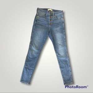 Madewell size 26P high-rise skinny jeans